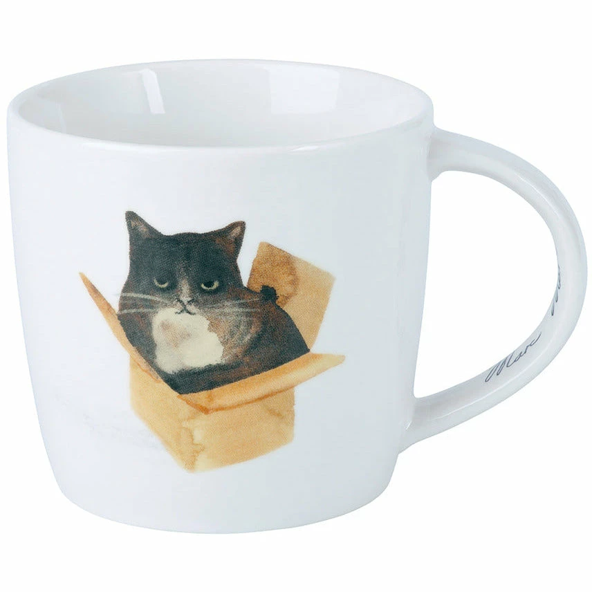 Maxwell and Williams Marc Martin Feline Friends Mug 400ml - Cat In A Box 3 Maxwell and Williams Marc Martin Feline Friends Mug 400ml - Cat In A Box
