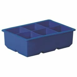 Avanti King Cube 6 Cup Silicone Ice Cube Tray - Blue