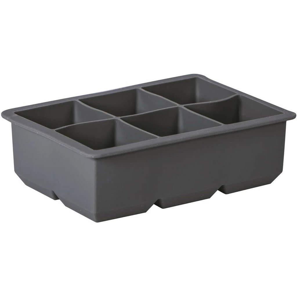Avanti King Cube 6 Cup Silicone Ice Cube Tray - Charcoal 3 Avanti King Cube 6 Cup Silicone Ice Cube Tray - Charcoal