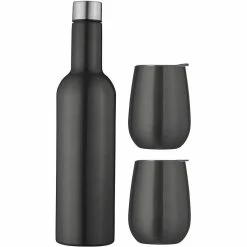 Avanti Wine Travellers Set - Gunmetal