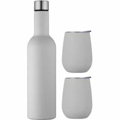Avanti Wine Travellers Set - Dove Grey