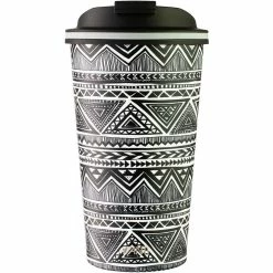 Avanti Go Cup Reusable Coffee Cup 410ml (12oz) - Tribal