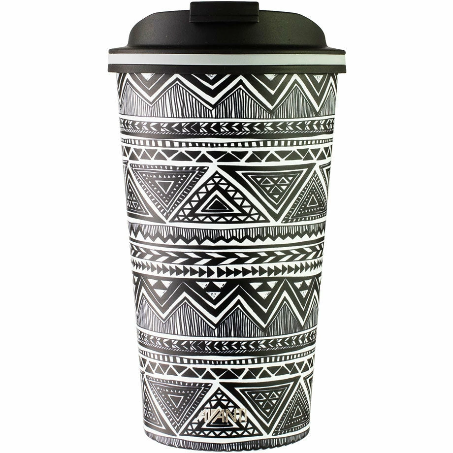 Avanti Go Cup Reusable Coffee Cup 410ml (12oz) - Tribal 3 Avanti Go Cup Reusable Coffee Cup 410ml (12oz) - Tribal