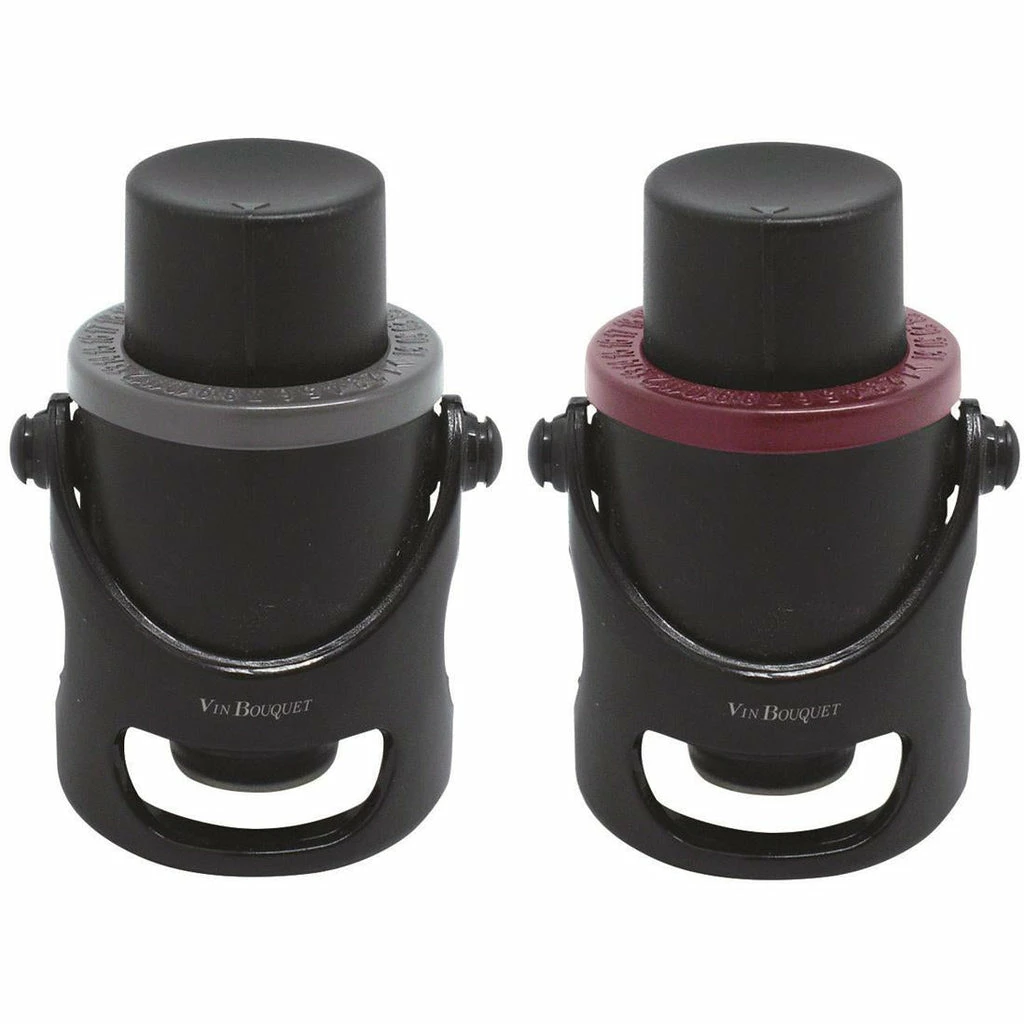VIN BOUQUET Champagne Stopper And Saver - Grey 3 VIN BOUQUET Champagne Stopper And Saver - Grey