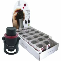 Vin Bouquet Champagne Stopper And Saver - Red