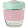 Avanti Glass Gocup Reusable Coffee Cup 236ml - Pink/mint/grey 1 Avanti Glass Gocup Reusable Coffee Cup 236ml - Pink/mint/grey -Drinkware Shop 13835 1024x1024