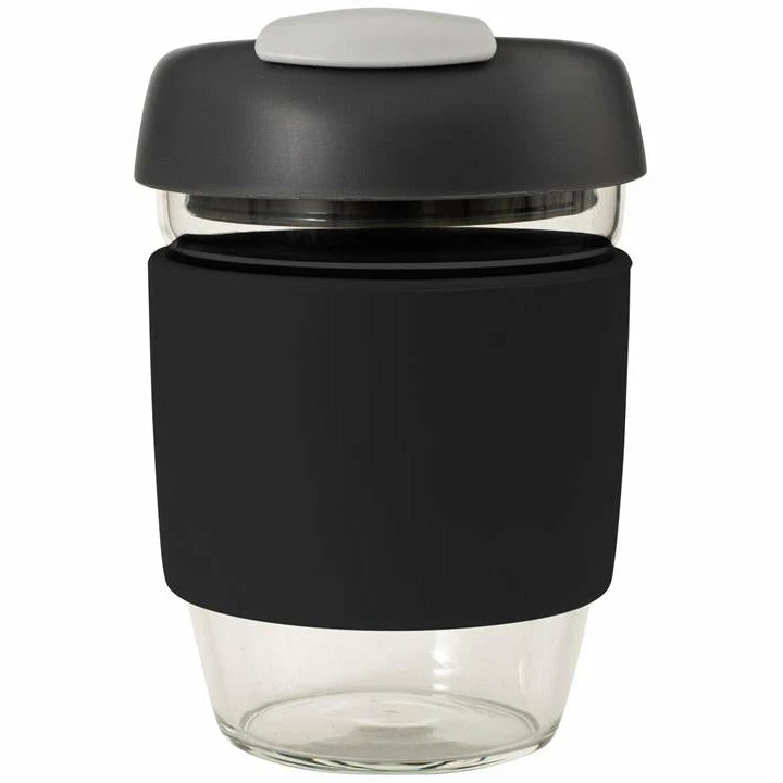 Avanti Glass Gocup Reusable Coffee Cup 355ml - Black/char/grey 3 Avanti Glass Gocup Reusable Coffee Cup 355ml - Black/char/grey