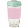 Avanti Glass Gocup Reusable Coffee Cup 473ml - Pink/mint/grey 1 Avanti Glass Gocup Reusable Coffee Cup 473ml - Pink/mint/grey -Drinkware Shop 13847 1024x1024