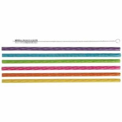 Avanti Reusable Straws Rainbow Set of 24