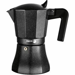 Fagor Tiramisu 12 Cup Aluminium Espresso Maker Charcoal