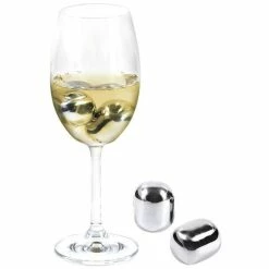 Avanti 4pce Stainless Steel Wine Pearls Set in Velvet Pouch