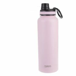 Oasis Insulated Challenger Bottle with Screw Cap 1.1L Carnation