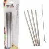 Appetito S/S Straight Smoothie Straws set 4 1 Appetito S/S Straight Smoothie Straws set 4 -Drinkware Shop 3440 1024x1024