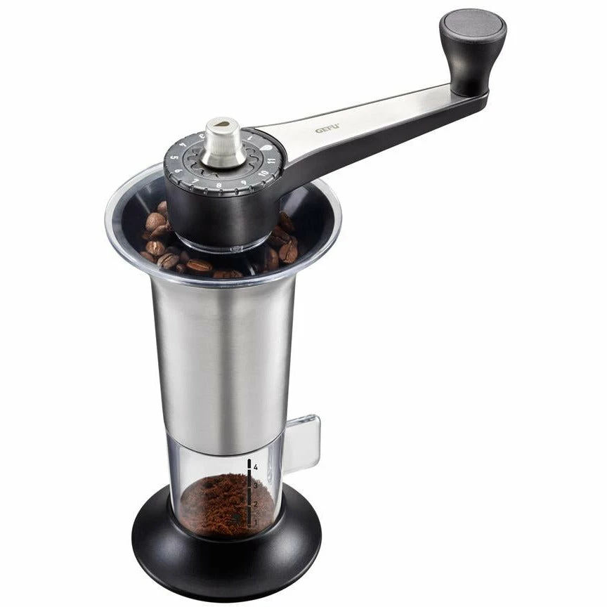GEFU Lorenzo Coffee Grinder - Clear/Black 3 GEFU Lorenzo Coffee Grinder - Clear/Black