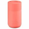Frank Green Reusable Coffee Cup 12oz Original - Living Coral 1 Frank Green Reusable Coffee Cup 12oz Original - Living Coral -Drinkware Shop 5LIR1S4 1024x1024