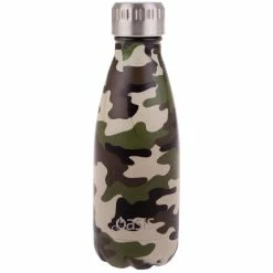 Oasis Double Wall Insulated Drink Bottle 350ml - Camo Green