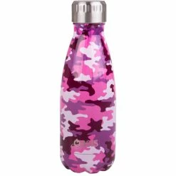 Oasis Double Wall Insulated Drink Bottle 350ml - Camo Pink