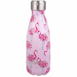 Oasis Double Wall Insulated Drink Bottle 350ml - Flamingos