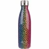 Oasis Insulated Drink Bottle 500ml Stainless Steel Double Wall - Rainbow Leopard