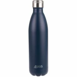 Oasis Drink Bottle 750ml Stainless Steel Double Wall Insulated - Matte Navy