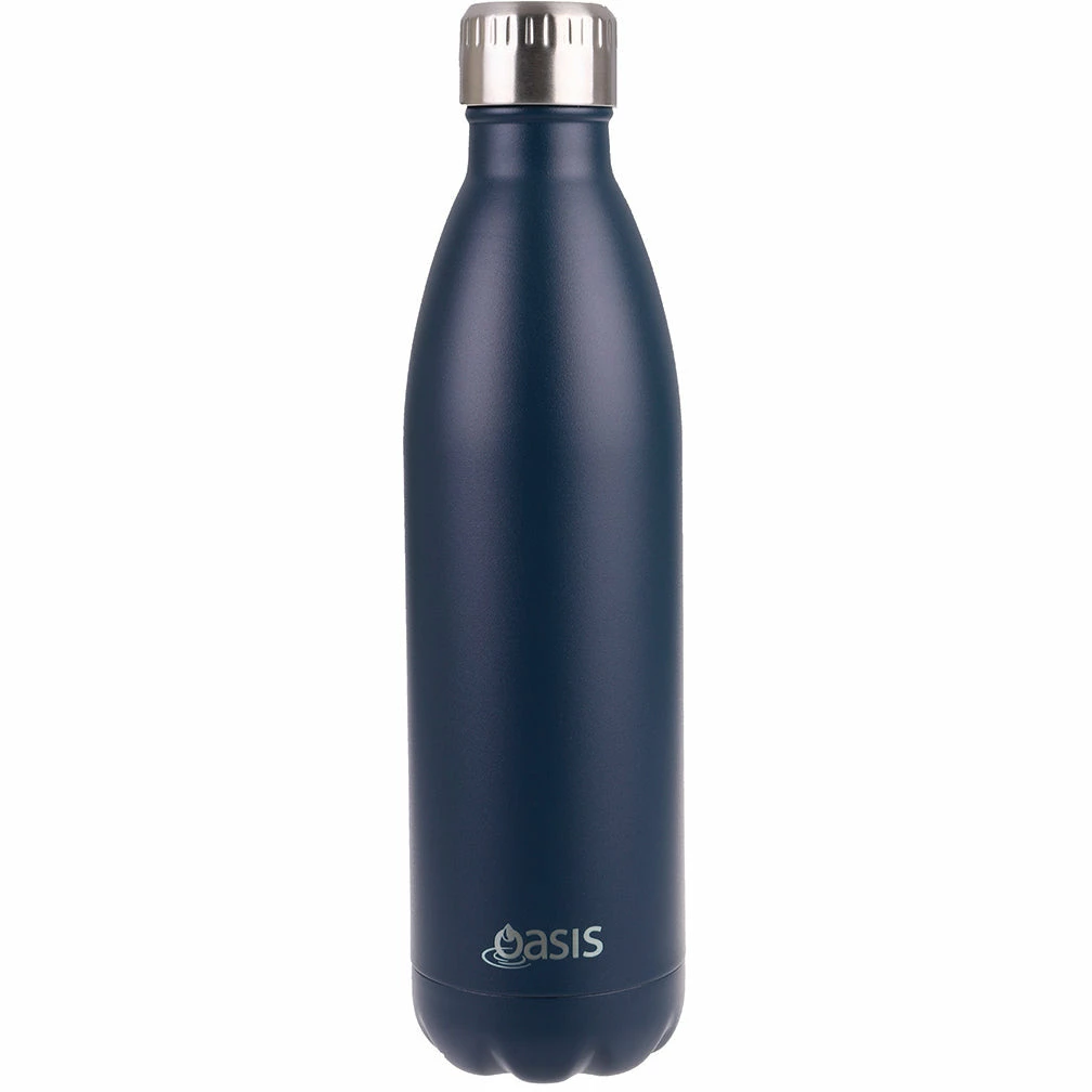 Oasis Drink Bottle 750ml Stainless Steel Double Wall Insulated - Matte Navy 3 Oasis Drink Bottle 750ml Stainless Steel Double Wall Insulated - Matte Navy