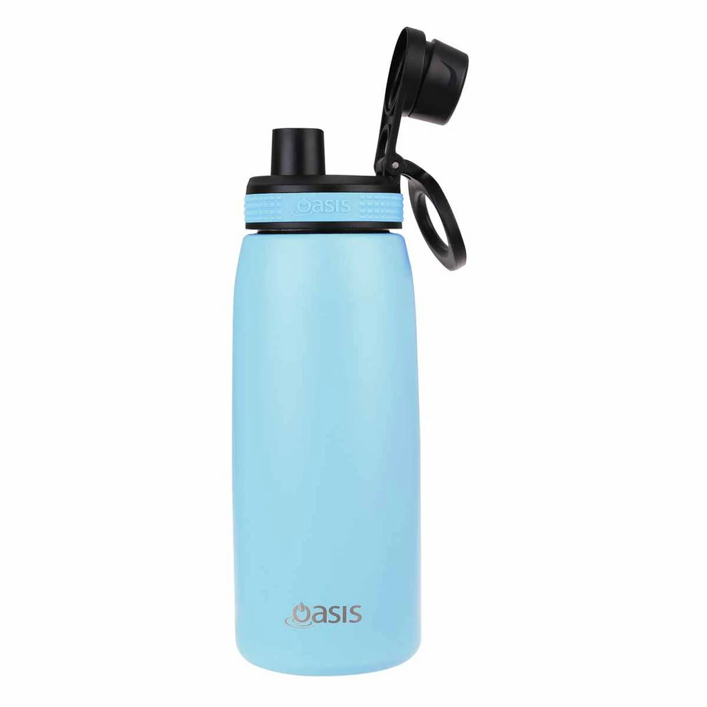 Oasis Insulated Sports Bottle Screw Cap 780ml Island Blue 4 Oasis Insulated Sports Bottle Screw Cap 780ml Island Blue - Image 2
