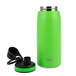 Oasis Insulated Sports Bottle Screw Cap 780ml Neon Green 7 Oasis Insulated Sports Bottle Screw Cap 780ml Neon Green -Drinkware Shop 8891NGN b 1024x1024