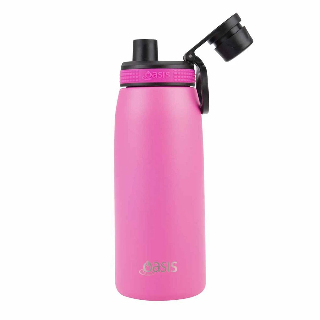 Oasis Insulated Sports Bottle Screw Cap 780ml Neon Pink 4 Oasis Insulated Sports Bottle Screw Cap 780ml Neon Pink - Image 2