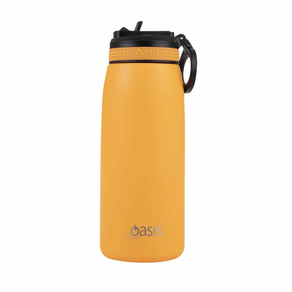 Oasis Insulated Sports Bottle Sipper Straw 780ml Neon Orange 3 Oasis Insulated Sports Bottle Sipper Straw 780ml Neon Orange