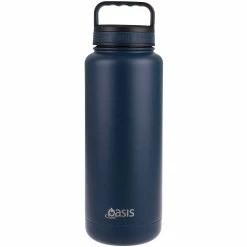 Oasis Titan Bottle 1.2 Litre Stainless Steel Double Wall Insulated - Navy
