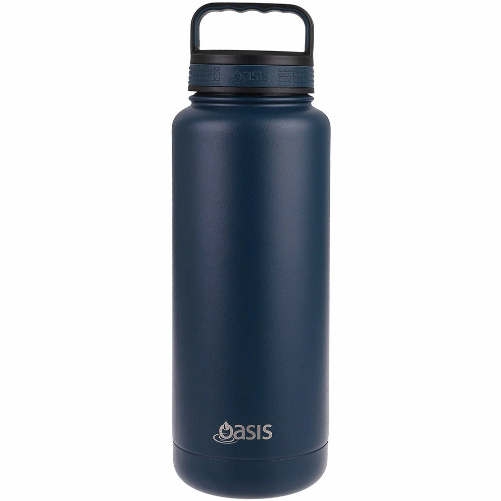 Oasis Titan Bottle 1.2 Litre Stainless Steel Double Wall Insulated - Navy 3 Oasis Titan Bottle 1.2 Litre Stainless Steel Double Wall Insulated - Navy