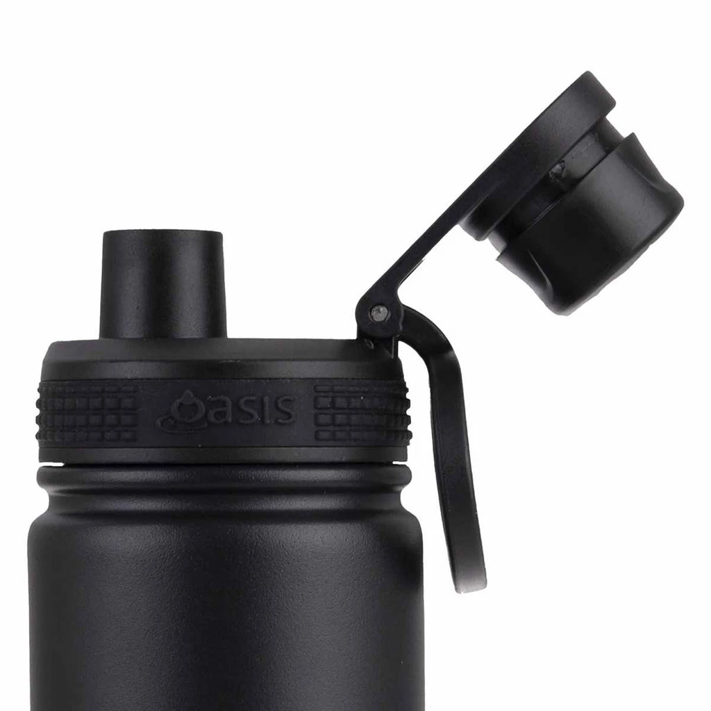 Oasis Insulated Challenger Bottle with Screw Cap 550ml Black 5 Oasis Insulated Challenger Bottle with Screw Cap 550ml Black - Image 3