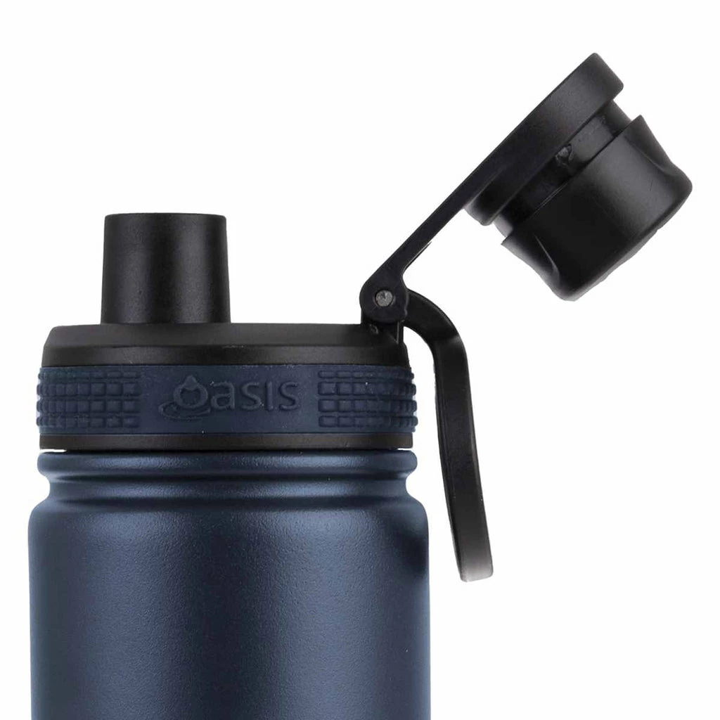 Oasis Insulated Challenger Bottle with Screw Cap 550ml Navy 5 Oasis Insulated Challenger Bottle with Screw Cap 550ml Navy - Image 3