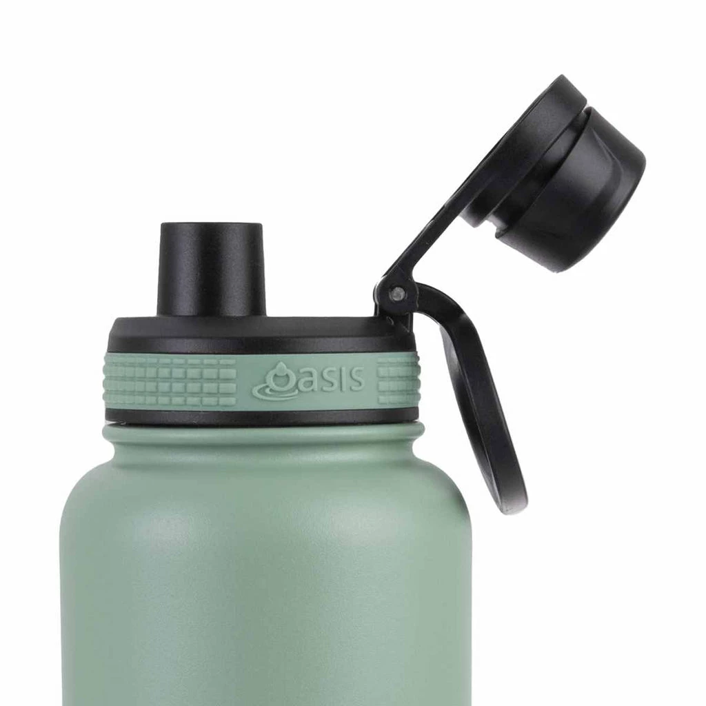 Oasis Insulated Challenger Bottle with Screw Cap 1.1L Sage Green 5 Oasis Insulated Challenger Bottle with Screw Cap 1.1L Sage Green - Image 3