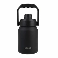 Oasis Insulated Mini Jug With Carry Handle 1.2L Black