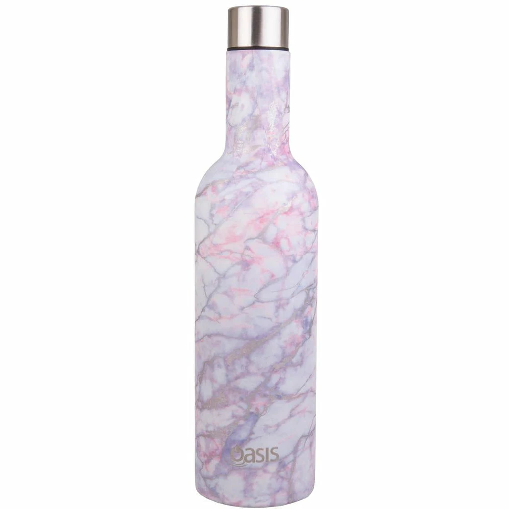 Oasis Double Wall Ins. Wine Traveler 750ml (Silver Quartz) 3 Oasis Double Wall Ins. Wine Traveler 750ml (Silver Quartz)