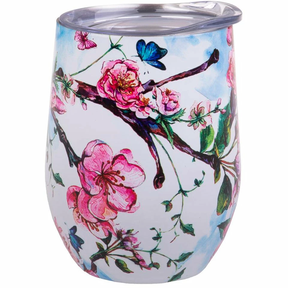 Oasis Double Wall Ins. Wine Tumbler 330ml (Spring Blossom) 3 Oasis Double Wall Ins. Wine Tumbler 330ml (Spring Blossom)