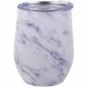 Oasis Double Wall Wine Tumbler - White Marble -Drinkware Shop 8898WM 1024x1024