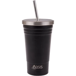 Oasis Double Wall Insulated Tumbler W/Straw