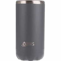 Oasis Insulated Cooler Can 330ml Stainless Steel Double Wall - Steel