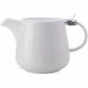 Maxwell and Williams White Basics Teapot With Infuser 1.2L - White 1 Maxwell and Williams White Basics Teapot With Infuser 1.2L - White -Drinkware Shop AY0350 1024x1024