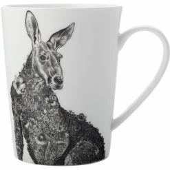 Maxwell and Williams Marini Ferlazzo Mug 450ml Tall - Red Kangaroo