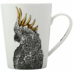 Maxwell and Williams Marini Ferlazzo Birds Mug 450ml - Tall Cockatoo