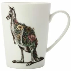 Maxwell and Williams Marini Ferlazzo Australian Families Mug 450ml Tall Kangaroo Gift Boxed