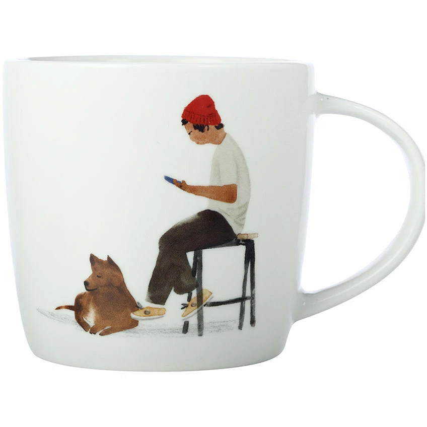 Maxwell and Williams Marc Martin BFF Mug 400ml - Cafe Waiting 3 Maxwell and Williams Marc Martin BFF Mug 400ml - Cafe Waiting