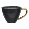 Ecology Speckle Mug 380ml Ebony with Gold Handle -Drinkware Shop EC62180 1024x1024