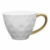 Ecology Speckle Mug 380ml Milk with Gold Handle -Drinkware Shop EC62190 1024x1024