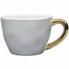 Ecology Speckle Espresso Cup 60ml Milk with Gold Handle -Drinkware Shop EC62200 1024x1024