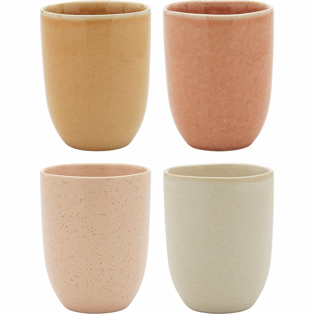 Ecology Dwell Cuddle Mugs Set of 4 220ml Sunset 3 Ecology Dwell Cuddle Mugs Set of 4 220ml Sunset