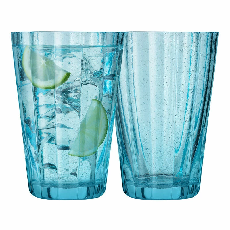 Ecology Adrift Set of 4 Hi Ball Tumblers 345ml Blue 3 Ecology Adrift Set of 4 Hi Ball Tumblers 345ml Blue